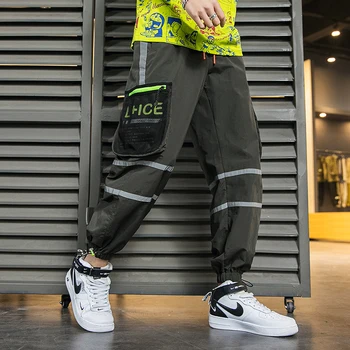 2020. aasta Uus Mood Mehed Lasti Püksid, Haaremi Püksid Meestele Tunked Streetwear Hip-Hop Vabaaja Püksid Joggers Mees Sweatpants Mehed JP74