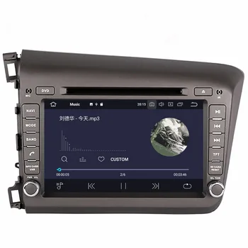 Aotsr Android 9.0 GPS navigation Auto DVD Mängija Honda Civic vasakule 2012 2013 mms 2 din raadio diktofon 4GB+2GB 32GB+16GB