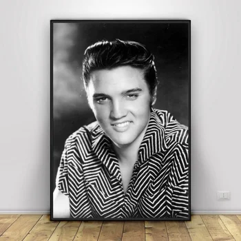 Elvis presley laulja ja muusik Siidist Kangast Plakat Ja Print Seina Art Pilt Maali Home Decor
