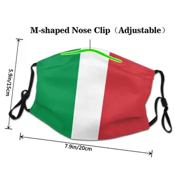 Itaalia Lipp Itaalia Itaalia Täiskasvanud Korduvkasutatavad Suu, Näo Mask Tolmukindel Kaitse Kate Respiraatorit