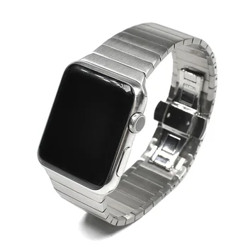 Luksuslik Roostevabast Terasest kella Rihm apple watch band 42mm 38mm Link Käevõru bänd iwatch 4 lint 44mm 40mm seeria 3 2 1