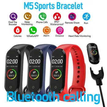 M5 bänd Smartband M5 Nutikas Käevõru Sport Käevõru Südame Löögisageduse, vererõhu ja Hapniku Meeldetuletus Wristbands Smart Bänd hot müük