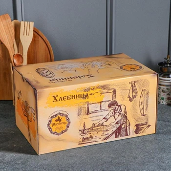 Puidust leib kasti lõikelaud, 38 x 24 cm, köök mugavus