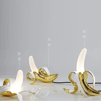 Põhjamaade Disain Populaarne Loov Banaan Tabel Lamp Magamistuba Laua Kerge, Lihtne Elu-Söögituba Art Deco Tabel Valgustid
