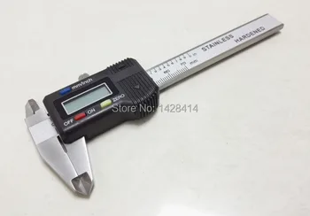0-50mm /0.01 mm Pocket Mini Digital Caliper Tasku vernier pidurisadulad Mini Digital Caliper Karastatud Roostevabast Terasest Vernier Paksus