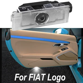 1-10 Paari Fiat Logo Ukse Viisakalt Laser Ghost Shadow Lamp 500 X Grande Punto Autode Teretulnud Kerge Projektor Hulgimüük