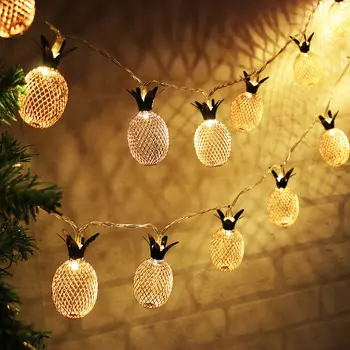 1.5/3M LED Ananassi Light String Ananas Haldjas Tuli Koju Magamistuba Aed Jõulud Pulmapidu Decor Light Aku Tegutseda