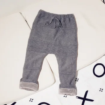 1-5 Aastat Baby Uus Talv Poisid Tüdrukud Haaremi Püksid Lapsed Väikelastel Paks Soe Fliis Püksid Laste Riided Outwear