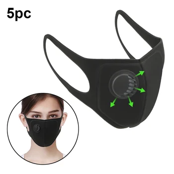 1/5tk Face Mask Pestav Korduvkasutatav Filter PM2.5 Suust, Näo Mask Süsiniku Maskid Lisa Unisex Suu Muffle