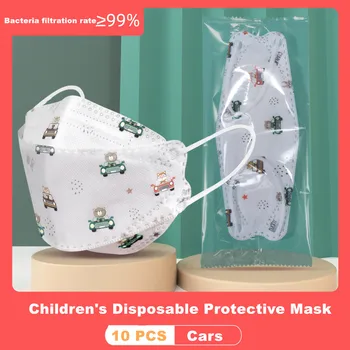 10-50tk EU CE sertifitseeritud kn95 laste mask 5-kiht fpp2 kinnitatud hügieeniline last kaitsev mask korduvkasutatavad mascarillas niños