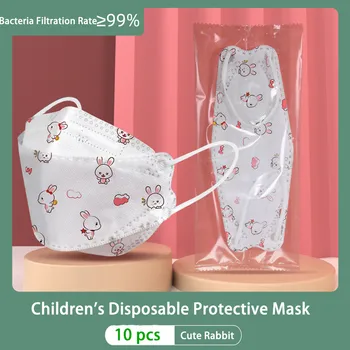 10-50tk EU CE sertifitseeritud kn95 laste mask 5-kiht fpp2 kinnitatud hügieeniline last kaitsev mask korduvkasutatavad mascarillas niños