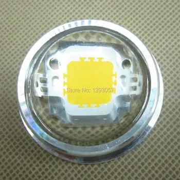 10 sätestatud 44mm LED Klaas Objektiivi + Kruvi Paigaldus Helise 10W 20W 50W Integreeritud Cob kohtvalgustid