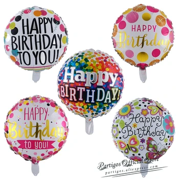 10 tk 18 tolli Sünnipäevaks õhupallid, heelium foolium globos tüdrukute kids sünnipäeva teenetemärkide ring star õhupallid