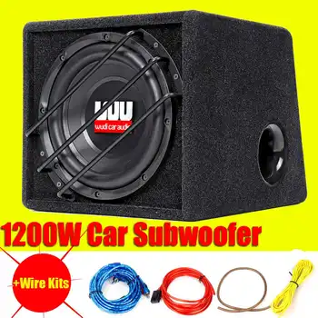 10 tolli 1200w auto subwoofer Tugev Auto Subwoofer Kõlar Auto Super Bass Car Audio Kõlar aktiivne Woofer Amplifer Kõlarid