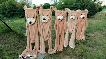 100-260cm Ameerika Hiiglane Karu Nahka Loomade Kõrge Kvaliteedi lapsed Mänguasjad Sünnipäeva Kingitus ystävänpäivä Kingitused naistele (lihtsalt kanda nahale)