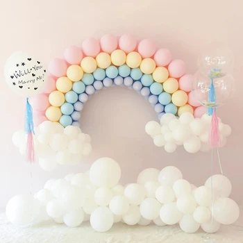 100tk 10inch macaron õhupalli candy värvi loominguline sünnipäeva korraldus kaared õhupalli kaunistamiseks pulmad tarvikud