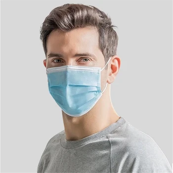 100tk 3 Kihti Ühekordselt Tolmu Suu Mask Anti-Pollution Kaitsva näomaskid Ohutuse Elastne Kõrva Aasa PM2.5 pehmed Näo Maskid