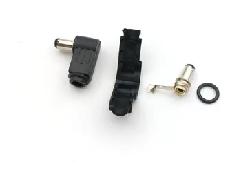 100tk 5,5 mm X 2.1 mm/2,5 mm x 9mm DC jack socket Õige nurga Laadija Pistik