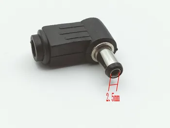 100tk 5,5 mm X 2.1 mm/2,5 mm x 9mm DC jack socket Õige nurga Laadija Pistik