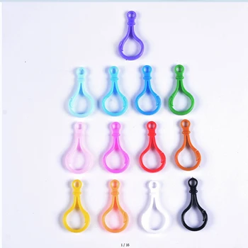 100tk/kott 25*50 mm Mix värvi Mänguasjad, tarvikud Plastikust pannal pehme nukud DIY loominguline mänguasjad