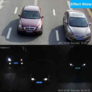 1080P 2MP 6-60mm varifocal objektiiv AHD Sõidukite Litsentsi number numbrimärk Tunnustamise analoog LPR Kaamera välistingimustes maanteel koos IR LED