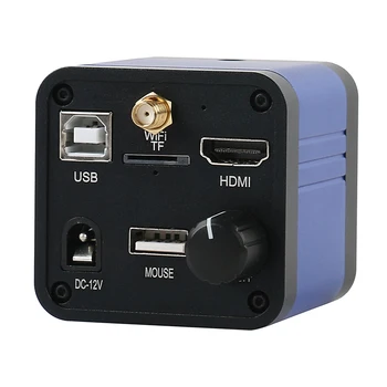 1080P 36MP HDMI USB WIFI videokaamera 3,5 X-90X Simul-Fookuskaugus Stereo Trinocular Mikroskoobi 0.5 X, 2X Barlow Lääts PCB Jootmiseks