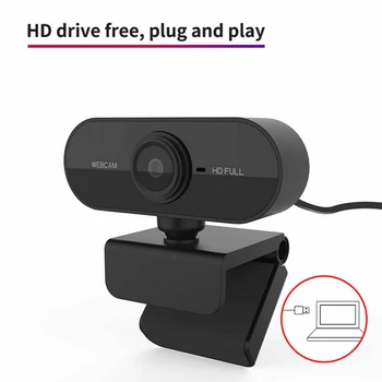 1080P HD Veebikaamera, Sisseehitatud Mikrofon ARVUTI Desktop Auto Focus Web Kaamera Mini Arvuti USB WebCamera videokõnesid Tööriist