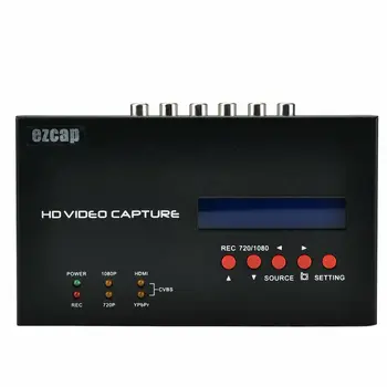 1080P HD-Video Salvesti Audio-Video Capture Card, Mille Ekraan LCD Toetab Ajastatud Salvestuse EZCAP 283S