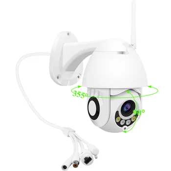 1080P Traadita PTZ IP-Kaamera, WIFI, 5X Suum Väljas 960P CCTV Kaamera Security Video Valve Kaamera Audio Värv Öise Nägemise