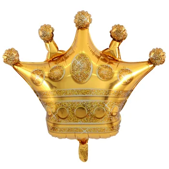10pc 79*65cm Suur Gold Crown Õlle Kruus Foolium Õhupallid Pulmi, Sünnipäeva Terviseks Klaasi Heelium Beebi Printsessi Kroon Globos Decor