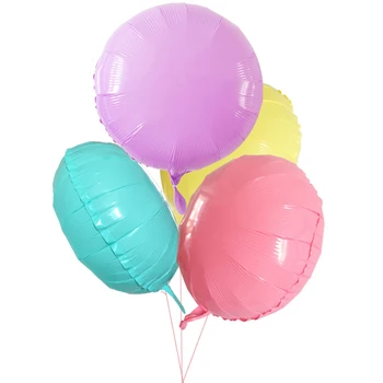10tk 18inch Candy macarons Foolium õhupall, Süda star Ring Alumiinium film õhupalli Pulm beebi sünnipäeva kaunistamise tarvikud