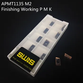 10TK APMT1135 M2 + 1TK 20mm Milling cutter omanik BAP300R C19-20-150L-2F nägu mill viimistlus Töö P M K