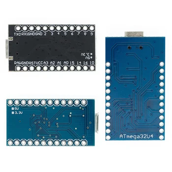 10tk Mini USB ATmega32U4 Pro Micro 5V 16MHz Juhatuse Moodul Arduino/Leonardo ATMega 32U4 Controller Pro-Micro Asendada Mini Pro