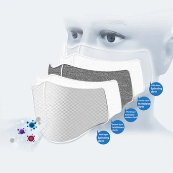10tk/Palju PM2.5 Filterpaber Anti Sülg Suhu Mask Anti Tolmumaski Filterpaber Tervishoid