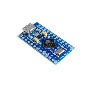 10TK/PALJU Uusi Pro Micro jaoks arduino ATmega32U4 5V/16MHz Moodul 2 rida pin header Leonardo