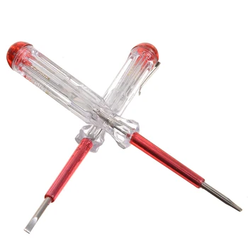 10tk Põhjustatud Elektri-Tester Kruvikeeraja andur Märgutuli Circuit Tester kruvikeerajaga Pinge Tester Pen 130x10mm