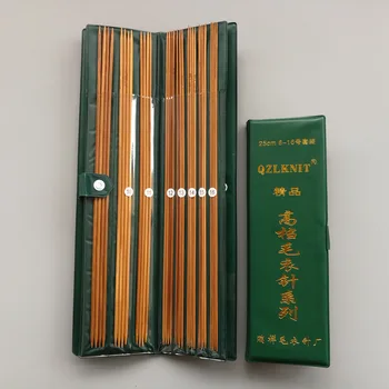 11 on 25cm 36 cm suka Söestunud Bambusest kudumisvardad Kampsun Kudumine Bambusest Käepide Sile Käsitöö Nõela
