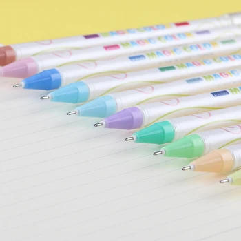 12 Magic Color Gel Pen Sm Pen Termiline Värvi Muutmine Akvarell Pen Trahvi Liner Neutraalne Pen Kooli Asukoht Kunsti Kirjatarvete