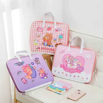 13.3 Tolline ükssarvik Sülearvuti kotid tüdrukute nahast macbook pro 13 juhul korea karu arvutit kaitseb koti puhul