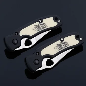 150mm Mini Folding Tera Nuga Funktsiooni Ellujäämise Taktikaline Nuga Suur Kõvadus Jackknife Väljas Lõikur Kaitsev taskunuga