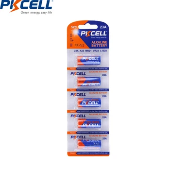 15PC/3card PKCELL 23A 23A E 21/23 A23 23G A MN21 12V Alkaline Patarei Kuiv Aku uksekell alarm auto pult