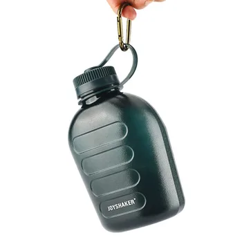 1L vee pudel Sõjaväe Söökla Vee Pudel Väljas Sport Matkamine, Telkimine Vee Pudel Kaasaskantavate Strapym