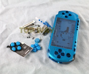 1set Mitut Värvi PSP3000 PSP 3000 Mängukonsool täielik asendamine eluaseme shell kate korral nuppude komplekt