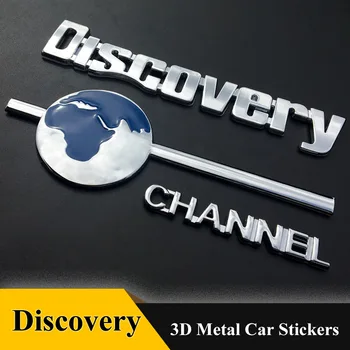 1tk 3D logo Embleem discovery channel kleebis kleebised Chrome auto stiil Hyundai AUDI BMW Benz volkswagen LAND ROVER ja KIA