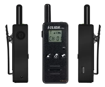 1TK HELIDA T-M2D 2W Super Mini kahesuunaline Raadio FRS GMRS UHF 400-520MHz Mini Walkie Talkie Väljas ja Siseruumides Kasutades
