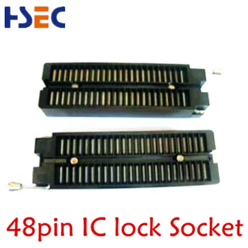 1tk kvaliteetne 48pin IC-lock Pesa / 48P IC Testimine Istme / Universal programmeerija adapter ZIF Pesa 40P IC Test clip
