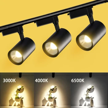 1tk LED Kohtvalgustid LED 220V kohtvalgustid Led Jälgida Tuled Lamp 12/20/30/40W Raudtee Laigud Valgustus Võistluskalendri Köök elutuba Kauplus