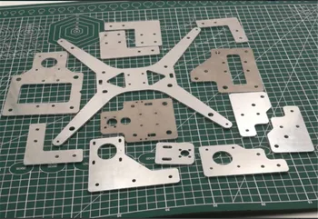 1tk Tarantel/HE3D Alumiinium Plaat Upgrade kit 3D Tarantel 3D Printer tevo tarantel alumiiniumist osad lineaarne raudtee