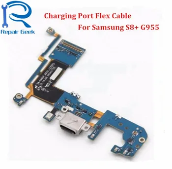 1tk Uus Kvaliteetne Samsung Galaxy S8 Pluss G955U G955F USB Dock Aku Laadija Pordi Flex Kaabli Asendamine Parandus Osad