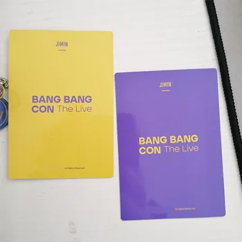1tk-võtmehoidja KPOP Bangtan Poisid Bang Bang Con Live Kaardid Võtmerõngast JIMIN SUGA